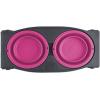 image:imageDexas Pets Adjustable Height Double Pet Feeder with Stainless Steel BowlsGrayPink