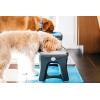 image:imageDexas Pets Adjustable Height Double Pet Feeder with Stainless Steel BowlsLight Gray