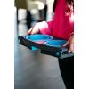 image:imageDexas Pets Adjustable Height Double Pet Feeder with Stainless Steel BowlsPro Blue