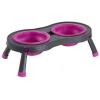 image:imageDexas Pets Double Elevated Pet Feeder 25 Cup Bowls Pro Blue PW1104322194Fuchsia