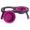 image:imageDexas Pets Double Elevated Pet Feeder 25 Cup Bowls Pro Blue PW1104322194Fuchsia