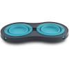 image:imageDexas Pets Double Elevated Pet Feeder 25 Cup Bowls Pro Blue PW1104322194GrayBlue