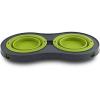 image:imageDexas Pets Double Elevated Pet Feeder 25 Cup Bowls Pro Blue PW1104322194GrayGreen