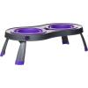image:imageDexas Pets Double Elevated Pet Feeder 25 Cup Bowls Pro Blue PW1104322194GrayPurple