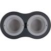 image:imageDexas Pets Double Elevated Pet Feeder 25 Cup Bowls Pro Blue PW1104322194Light Gray