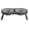 image:imageDexas Pets Double Elevated Pet Feeder 25 Cup Bowls Pro Blue PW1104322194Light Gray