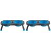 image:imageDexas Pets Double Elevated Pet Feeder 25 Cup Bowls Pro Blue PW1104322194Pro Blue