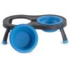 image:imageDexas Pets Double Elevated Pet Feeder 25 Cup Bowls Pro Blue PW1104322194Pro Blue