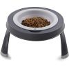 image:imageDexas Pets Single Elevated Pet FeederPet Bowl 4 Cup Capacity Fuchsia Large4 Cup CapacityLight Gray