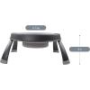 image:imageDexas Pets Single Elevated Pet FeederPet Bowl 4 Cup Capacity Fuchsia Large4 Cup CapacityLight Gray