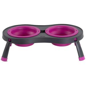 image:imageDexas Pets Double Elevated Pet Feeder 25 Cup Bowls Pro Blue PW1104322194Fuchsia