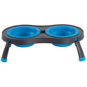 image:imageDexas Pets Double Elevated Pet Feeder 25 Cup Bowls Pro Blue PW1104322194Pro Blue