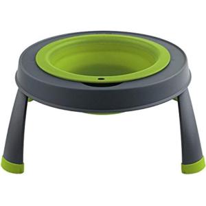 image:imageDexas Pets Single Elevated Pet FeederPet Bowl 4 Cup Capacity Fuchsia Large4 Cup CapacityGrayGreen