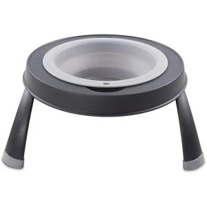 image:imageDexas Pets Single Elevated Pet FeederPet Bowl 4 Cup Capacity Fuchsia Large4 Cup CapacityLight Gray