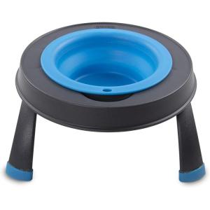 image:imageDexas Pets Single Elevated Pet FeederPet Bowl 4 Cup Capacity Fuchsia Large4 Cup CapacityPro Blue