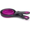 image:imageDexas Popware for Pets Collapsible Klip Scoop 3 in 1 Design Convenient Measuring Cup Food Scooper and Bag Clip1 Cup Capacity Pet Food Scoop Versatile Food Measuring Cups Portion Control GrayGreenFuchsia