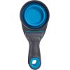 image:imageDexas Popware for Pets Collapsible Klip Scoop 3 in 1 Design Convenient Measuring Cup Food Scooper and Bag Clip1 Cup Capacity Pet Food Scoop Versatile Food Measuring Cups Portion Control GrayGreenPro Blue