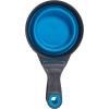 image:imageDexas Popware for Pets Collapsible Klip Scoop 3 in 1 Design Convenient Measuring Cup Food Scooper and Bag Clip1 Cup Capacity Pet Food Scoop Versatile Food Measuring Cups Portion Control GrayGreenPro Blue