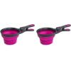 image:imageDexas Popware for Pets Collapsible Klip Scoop 3 in 1 Design Convenient Measuring Cup Food Scooper and Bag Clip1 Cup Capacity Pet Food Scoop Versatile Food Measuring Cups Portion Control GrayGreenFuchsia