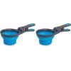image:imageDexas Popware for Pets Collapsible Klip Scoop 3 in 1 Design Convenient Measuring Cup Food Scooper and Bag Clip1 Cup Capacity Pet Food Scoop Versatile Food Measuring Cups Portion Control GrayGreenPro Blue