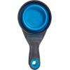 image:imageDexas Popware for Pets Collapsible Klip Scoop 3 in 1 Design Convenient Measuring Cup Food Scooper and Bag Clip1 Cup Capacity Pet Food Scoop Versatile Food Measuring Cups Portion Control GrayGreenPro Blue