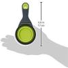 image:imageDexas Popware for Pets Collapsible Klip Scoop 3 in 1 Design Convenient Measuring Cup Food Scooper and Bag Clip1 Cup Capacity Pet Food Scoop Versatile Food Measuring Cups Portion Control GrayGreenGrayGreen
