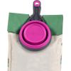 image:imageDexas Popware for Pets Collapsible Klip Scoop 3 in 1 Design Convenient Measuring Cup Food Scooper and Bag Clip1 Cup Capacity Pet Food Scoop Versatile Food Measuring Cups Portion Control GrayGreenFuchsia