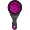 image:imageDexas Popware for Pets Collapsible Klip Scoop 3 in 1 Design Convenient Measuring Cup Food Scooper and Bag Clip1 Cup Capacity Pet Food Scoop Versatile Food Measuring Cups Portion Control GrayGreenFuchsia