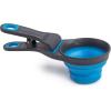 image:imageDexas Popware for Pets Collapsible Klip Scoop 3 in 1 Design Convenient Measuring Cup Food Scooper and Bag Clip1 Cup Capacity Pet Food Scoop Versatile Food Measuring Cups Portion Control GrayGreenPro Blue