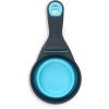 image:imageDexas Popware for Pets Collapsible Klip Scoop 3 in 1 Design Convenient Measuring Cup Food Scooper and Bag Clip1 Cup Capacity Pet Food Scoop Versatile Food Measuring Cups Portion Control GrayGreenGrayBlue