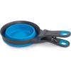 image:imageDexas Popware for Pets Collapsible Klip Scoop 3 in 1 Design Convenient Measuring Cup Food Scooper and Bag Clip1 Cup Capacity Pet Food Scoop Versatile Food Measuring Cups Portion Control GrayGreenPro Blue