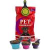 image:imageDexas Popware for Pets Collapsible Klip Scoop 3 in 1 Design Convenient Measuring Cup Food Scooper and Bag Clip1 Cup Capacity Pet Food Scoop Versatile Food Measuring Cups Portion Control GrayGreenGrayPink