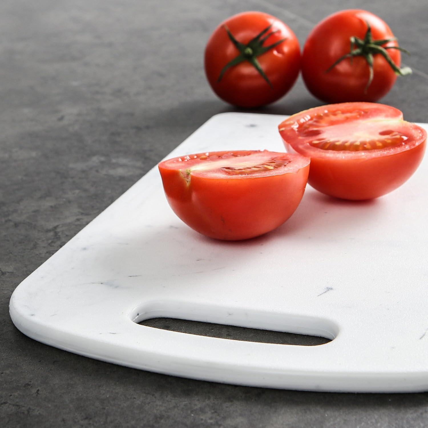 image:imageDexas Cutting Board with Rounded Corners 875 x 11 Inches PolyMarble Color875 x 11 with Rounded Corners