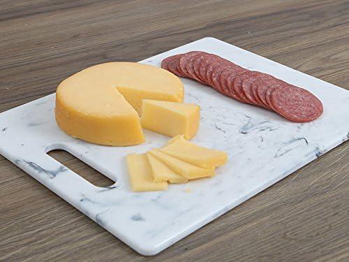 image:imageDexas Cutting Board with Rounded Corners 875 x 11 Inches PolyMarble ColorWhite PolyMarble Color