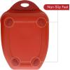 image:imageDexas Chop amp Serve Cutting Board 125 by 20 inches White with Black Handles 3293225Solid Red