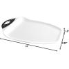 image:imageDexas Chop amp Serve Cutting Board 125 by 20 inches White with Black Handles 3293225White with Black Handle