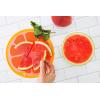 image:imageDexas Citrus Slice Cutting BoardServing Board 9 inches OrangeGrapefruit