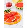 image:imageDexas Citrus Slice Cutting BoardServing Board 9 inches OrangeGrapefruit