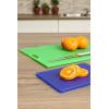 image:imageDexas Classic Jelli Cutting Board with Handle 85 by 11 inches White Granite PatternBlue  Green  Natural