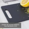 image:imageDexas Classic Jelli Cutting Board with Handle 85 by 11 inches White Granite PatternGray