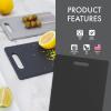 image:imageDexas Classic Jelli Cutting Board with Handle 85 by 11 inches White Granite PatternGray