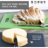 image:imageDexas Classic Jelli Cutting Board with Handle 85 by 11 inches White Granite PatternGreen