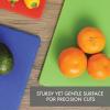 image:imageDexas Classic Jelli Cutting Board with Handle 85 by 11 inches White Granite PatternGreen