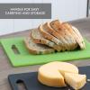 image:imageDexas Classic Jelli Cutting Board with Handle 85 by 11 inches White Granite PatternGreen