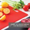 image:imageDexas Classic Jelli Cutting Board with Handle 85 by 11 inches White Granite PatternRed