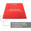 image:imageDexas Classic Jelli Cutting Board with Handle 85 by 11 inches White Granite PatternRed