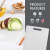 image:imageDexas Classic Jelli Cutting Board with Handle 85 by 11 inches White Granite PatternWhite Granite Pattern