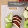 image:imageDexas Classic Jelli Cutting Board with Handle 85 by 11 inches White Granite PatternWhite Granite Pattern