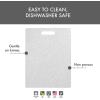 image:imageDexas Classic Jelli Cutting Board with Handle 85 by 11 inches White Granite PatternWhite Granite Pattern