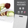 image:imageDexas Classic Jelli Cutting Board with Handle 85 by 11 inches White Granite PatternWhite Granite Pattern